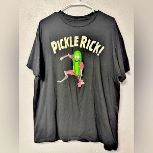 Rick and Morty black cotton T-shirt